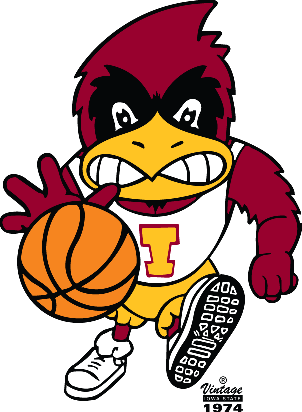 Iowa State Cyclones 1974-1983 Mascot Logo 01 iron on paper